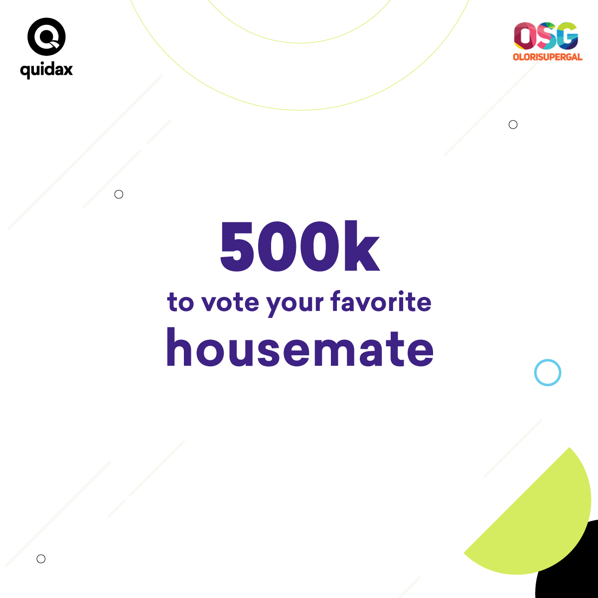 Win ₦500,000 in Our Quidax Housemates Giveaway