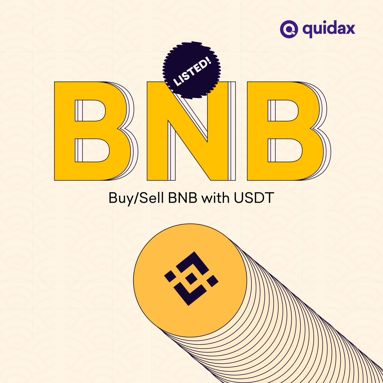 Quidax Listed BNB