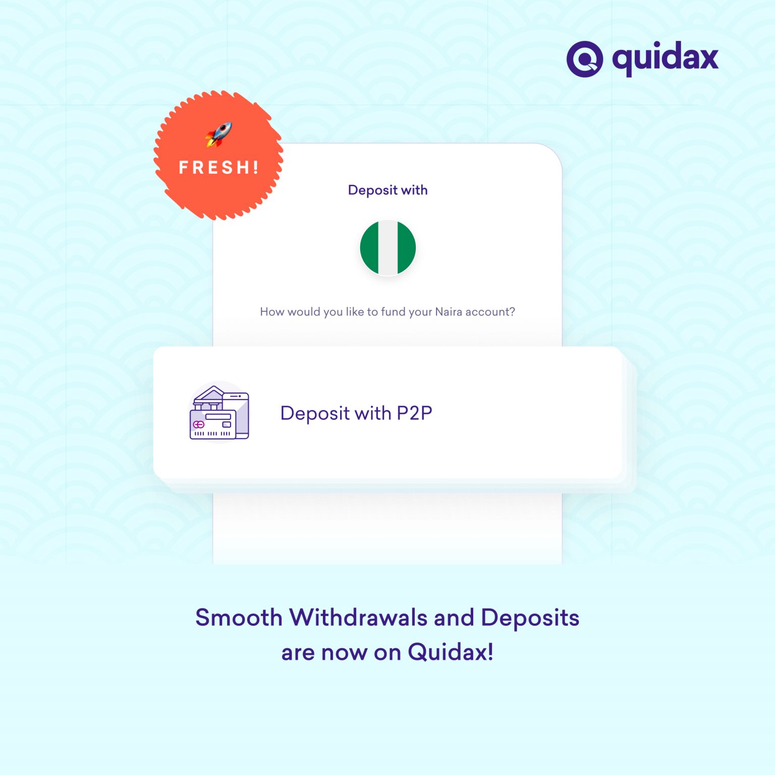 Deposits and Withdrawals are live on Quidax