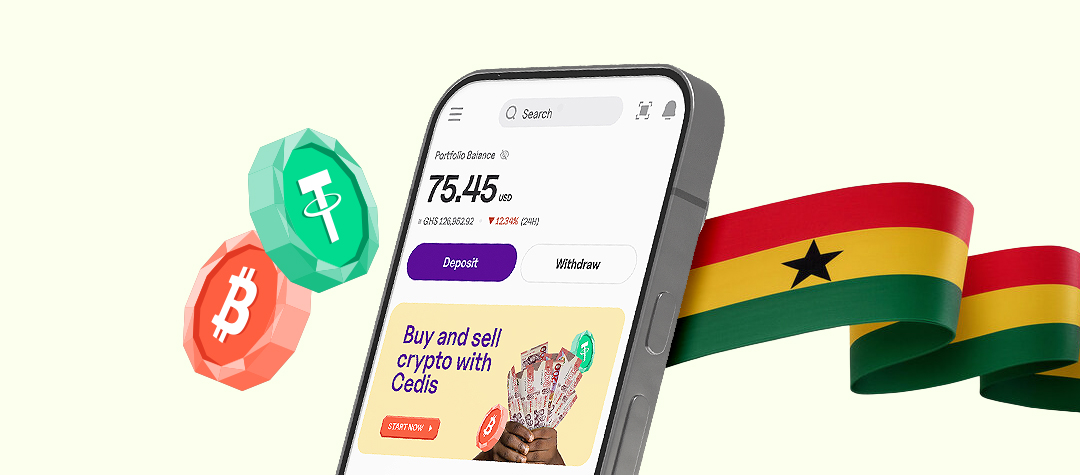 buy and sell crypto with Cedis on Quidax